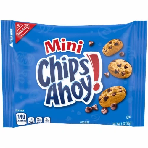 CHIPS AHOY! Mini Original — Mini chocolate chip cookies · 1 oz pack