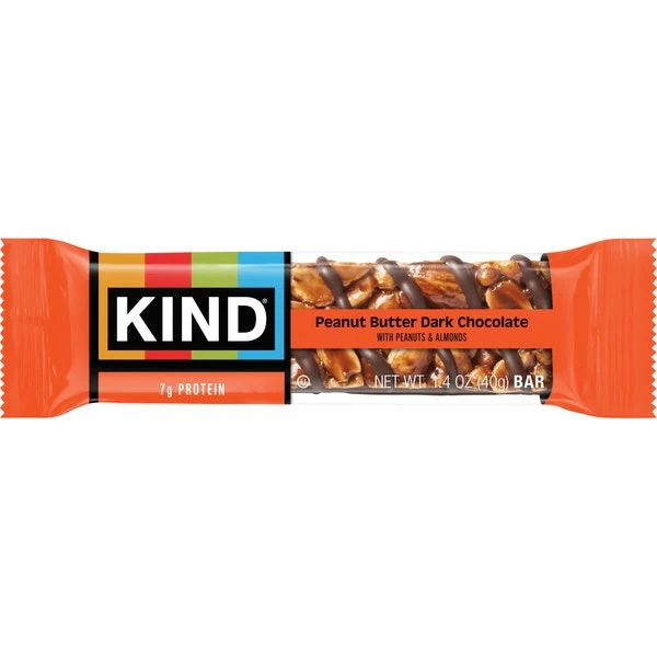 KIND Peanut Butter Dark Chocolate — Peanut butter & dark chocolate nut bar · 1.4 oz