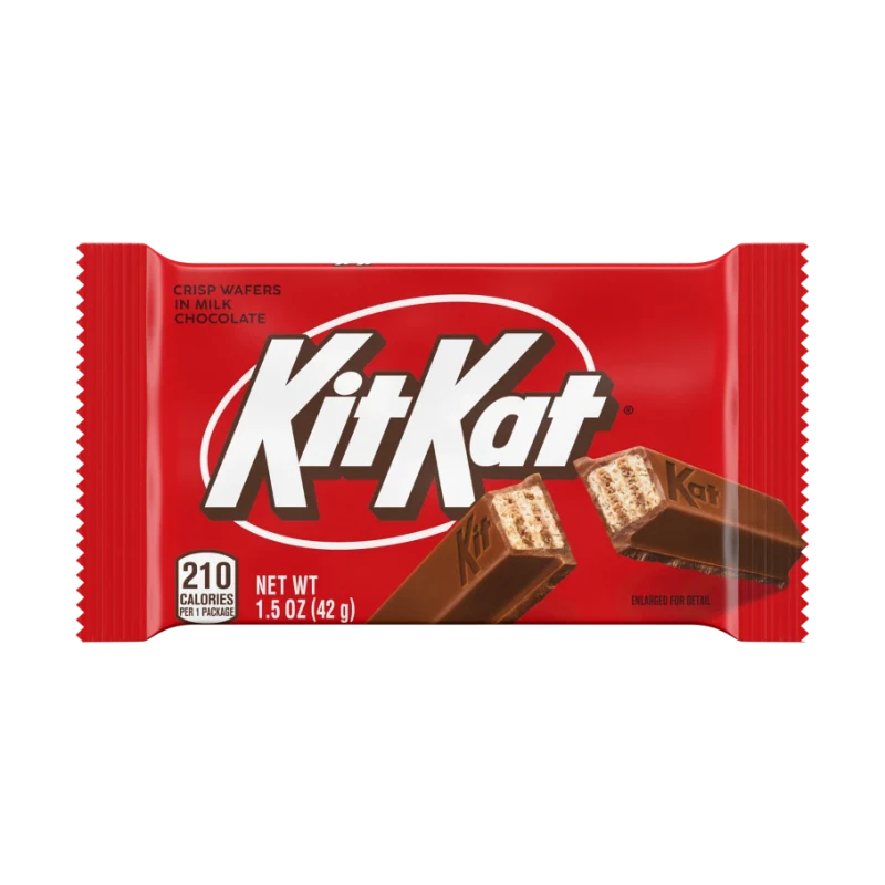 KIT KAT Milk Chocolate — Crisp wafers in milk chocolate · 1.5 oz bar