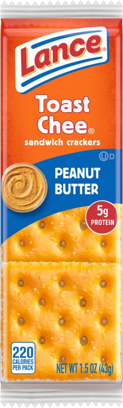 Lance ToastChee Peanut Butter — Peanut butter sandwich crackers · 1.52 oz pack