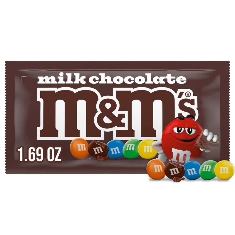 M&M’s Milk Chocolate — Milk chocolate candies · 1.69 oz pack