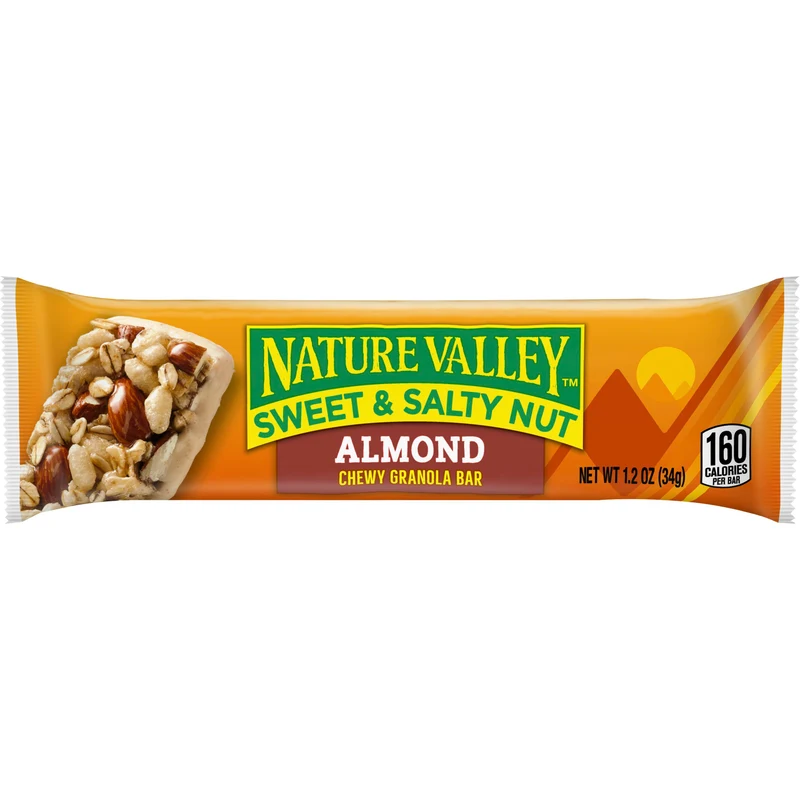 Nature Valley Sweet & Salty Almond — Almond granola bar with an almond butter coating · 1.2 oz bar