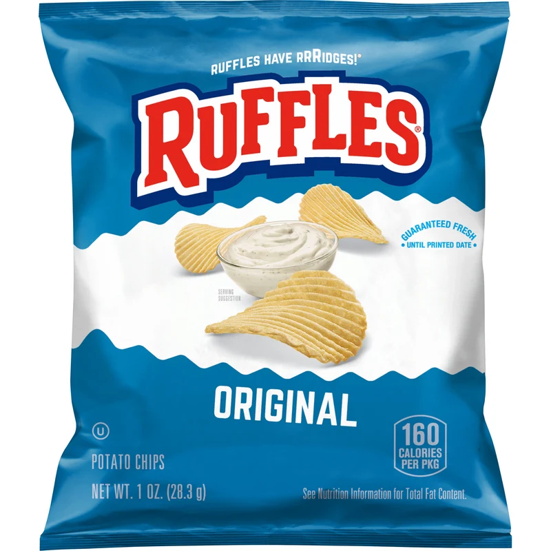 Ruffles Original — Original ridged potato chips · 1 oz bag