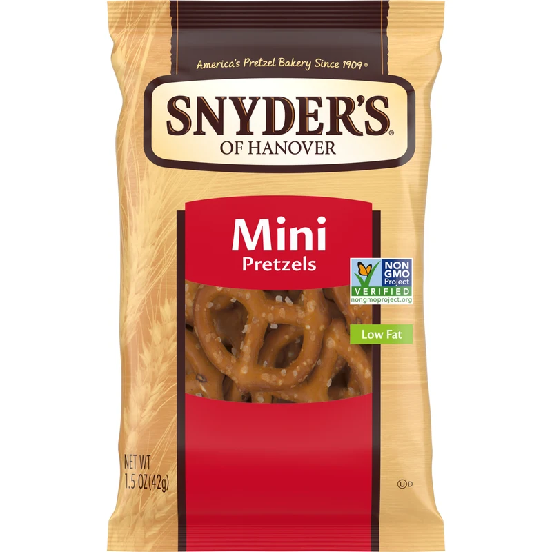 Snyder’s Mini Pretzels — Mini pretzels · 1.5 oz snack bag