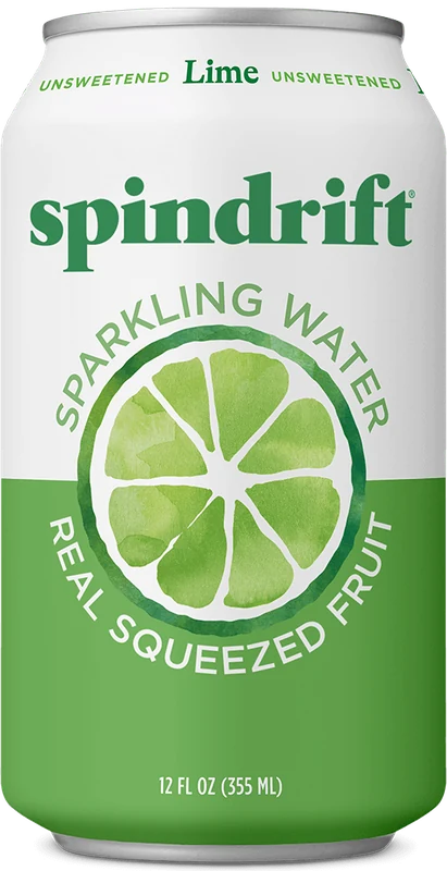 Spindrift Lime sparkling water